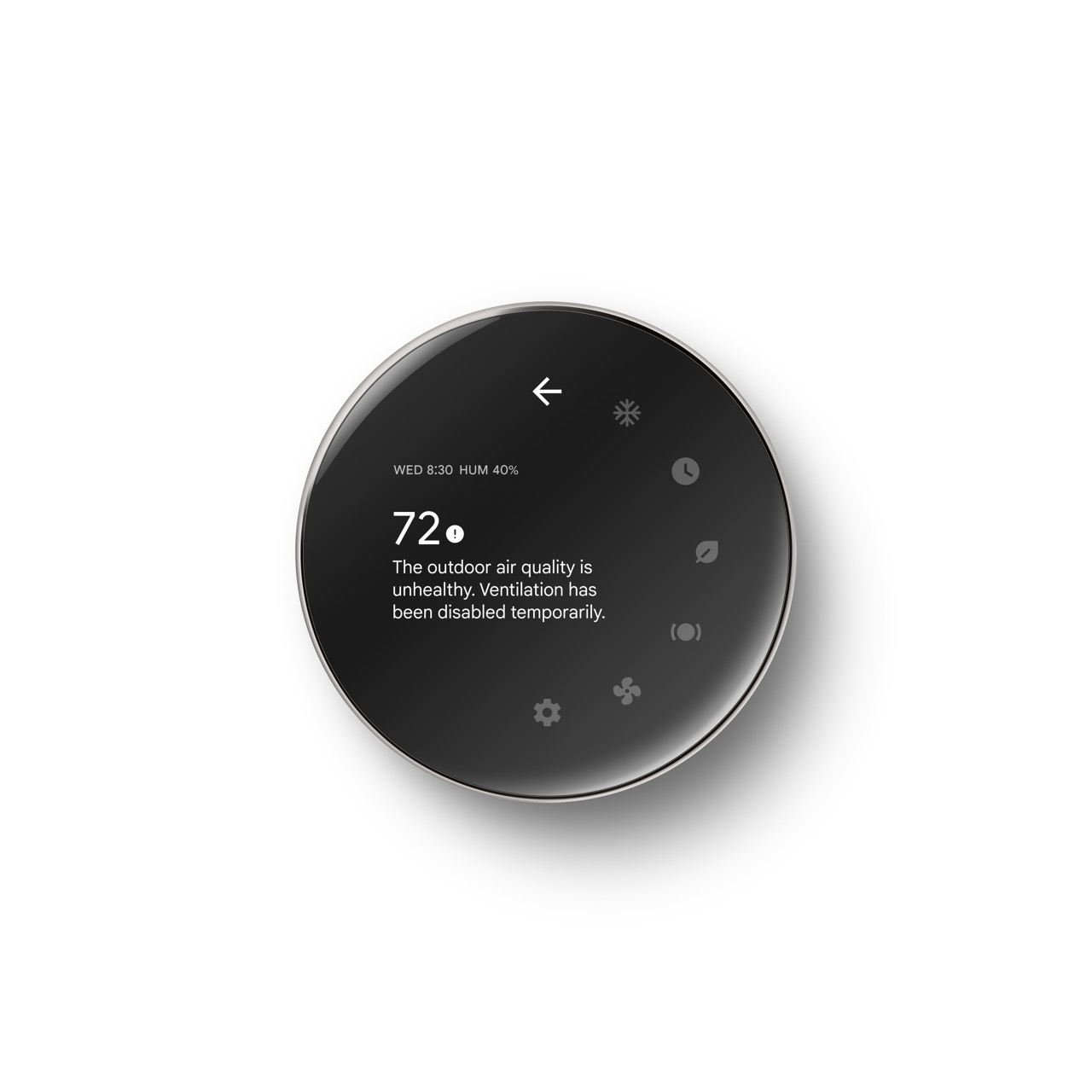 Smart Ventilation Nest Learning Thermostat 4th Gen Large