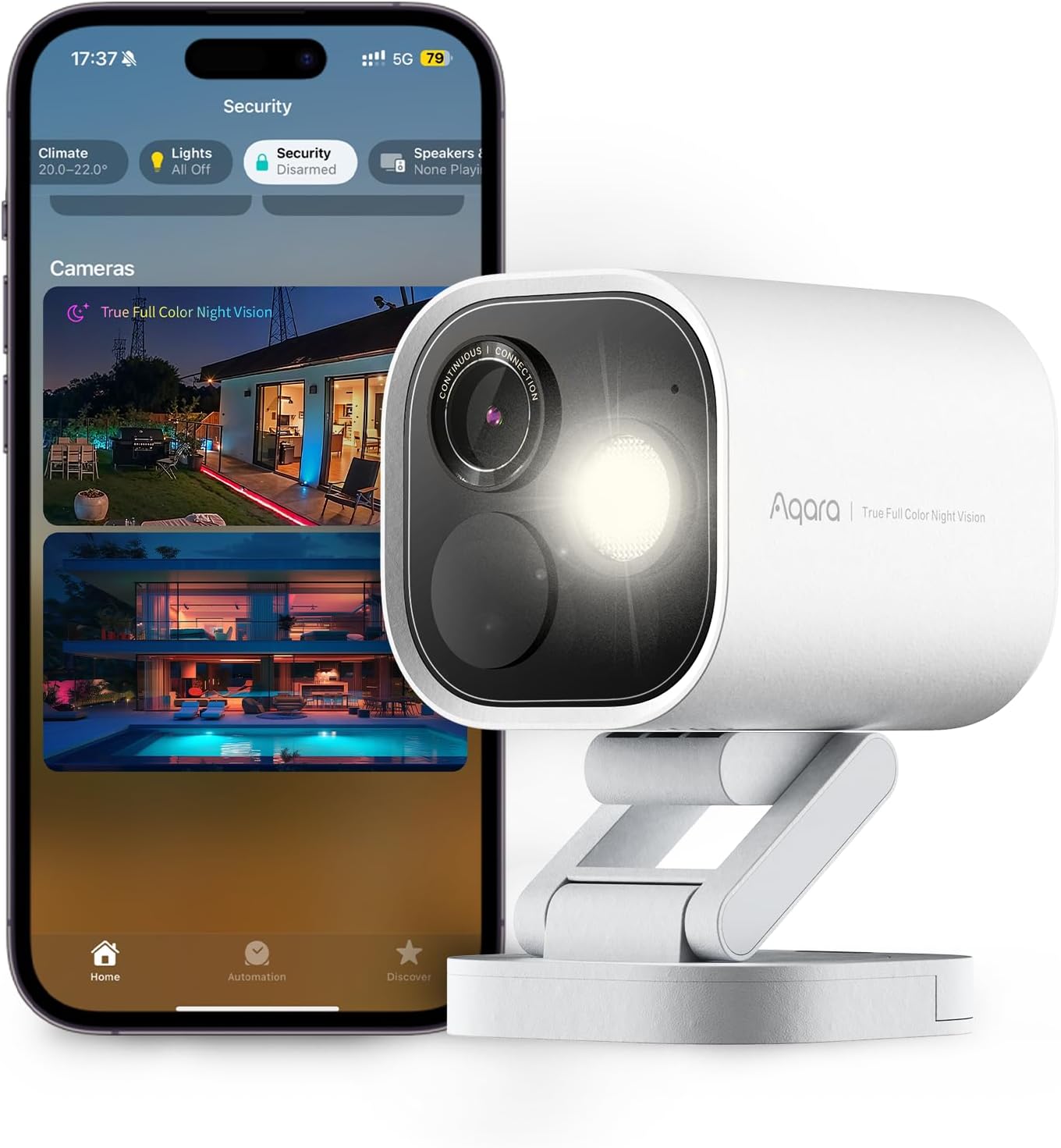 Aqara 4mp Camera Hub G5 Pro Wifi True Color Night Vision Security Camera Outdoor