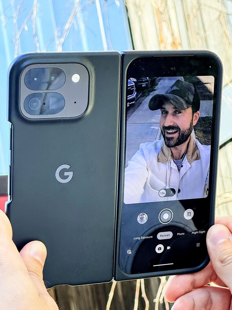 Pixel 9 Pro Front Selfie Not Cropped