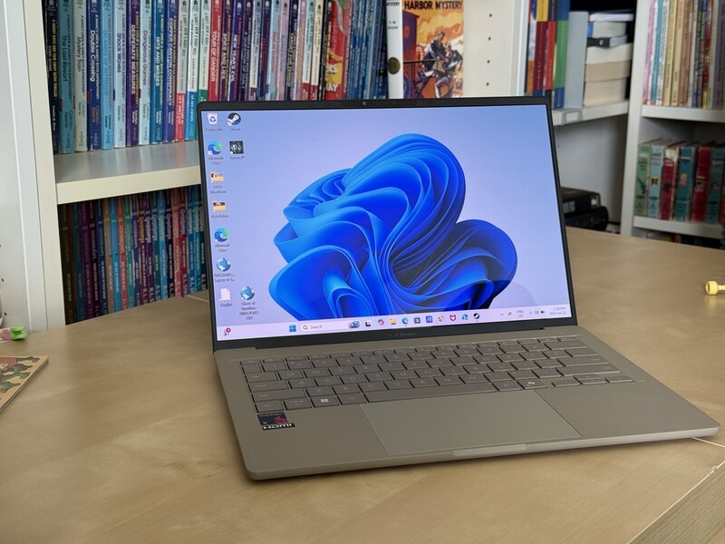 Asus Zenbook Bookcase Display Hero