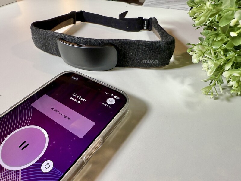 Muse Headset And Meditaiton Session