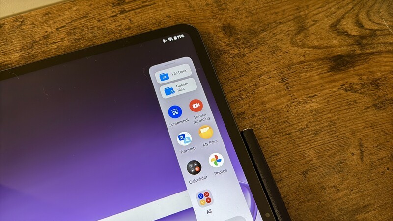 Oneplus Pad 3 Floating Side Panel