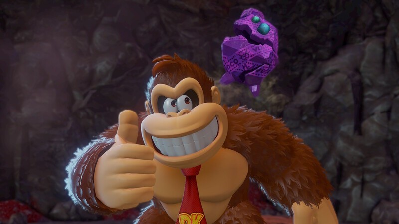 Donkey Kong Bananza Screenshot Rock