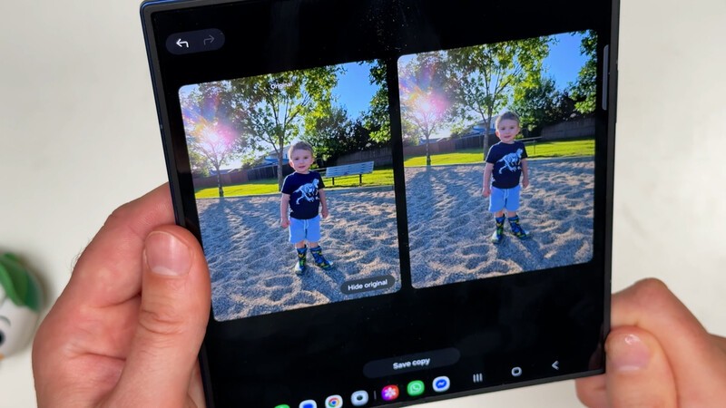 Z Fold 7 Side By Side Photo Comparison
