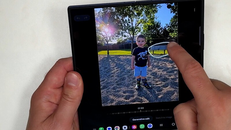 Z Fold Z Ai Photo Editing