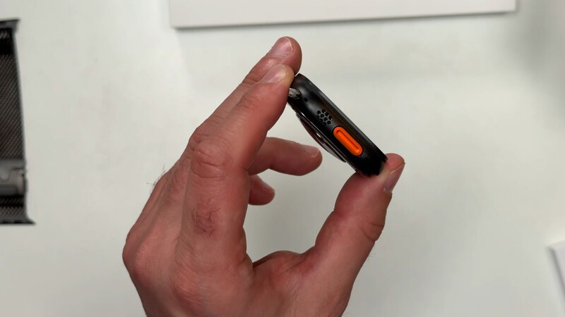 Apple Watch Ultra 2 In Hand Action Button
