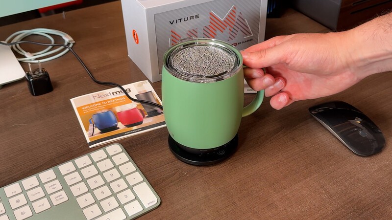 Nextmug On Desk W Hand