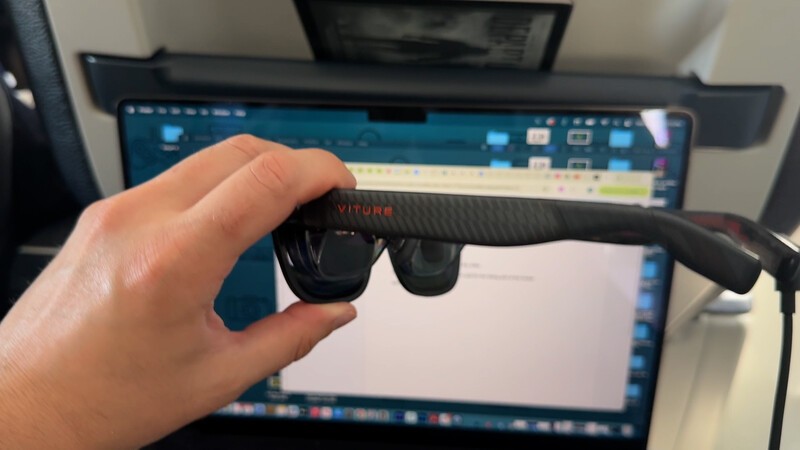 Viture Pro Airplane In Hand