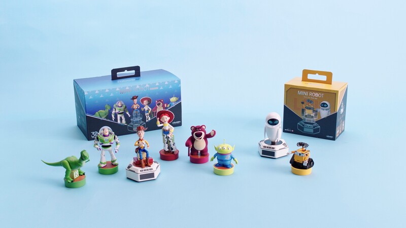 Collection view of Robosen MINI Robots featuring Toy Story and WALL·E characters.