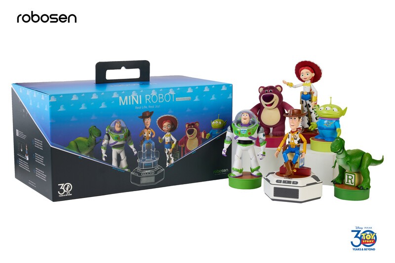 The Toy Story 30th Anniversary Collector's Set packaging and the products displayed outside the box.