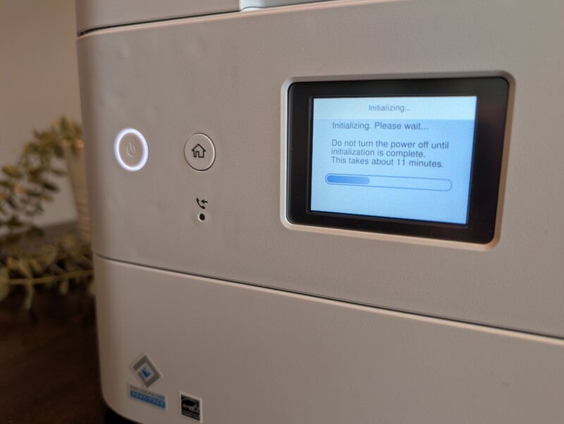 Epson Ecotank Et 4950 Ink Charging Initialization