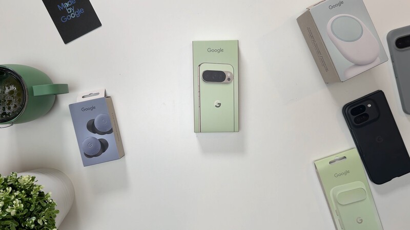 Pixel 10 Pro On Table W Various Google Devices