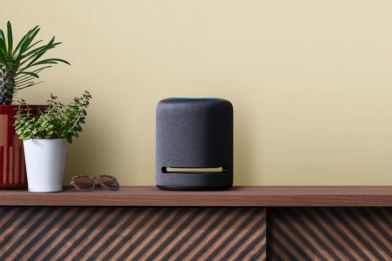 Amazon Echo Studio Sidetable