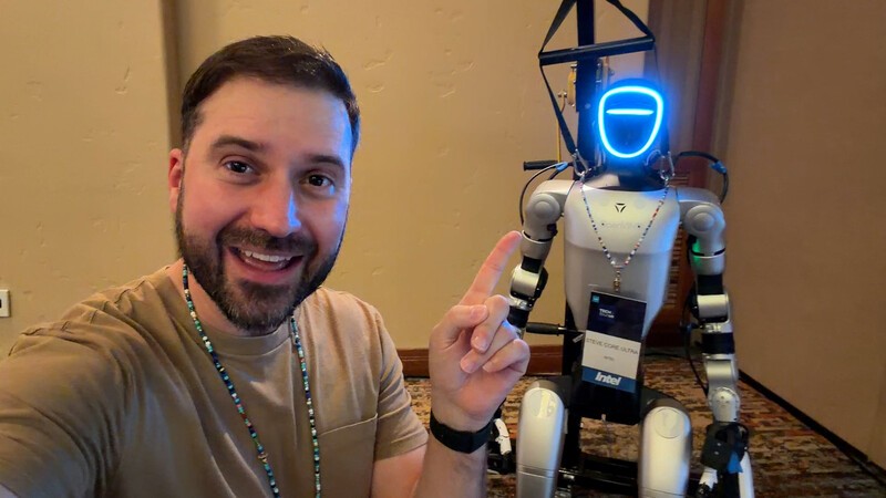 Drew And A Robot
