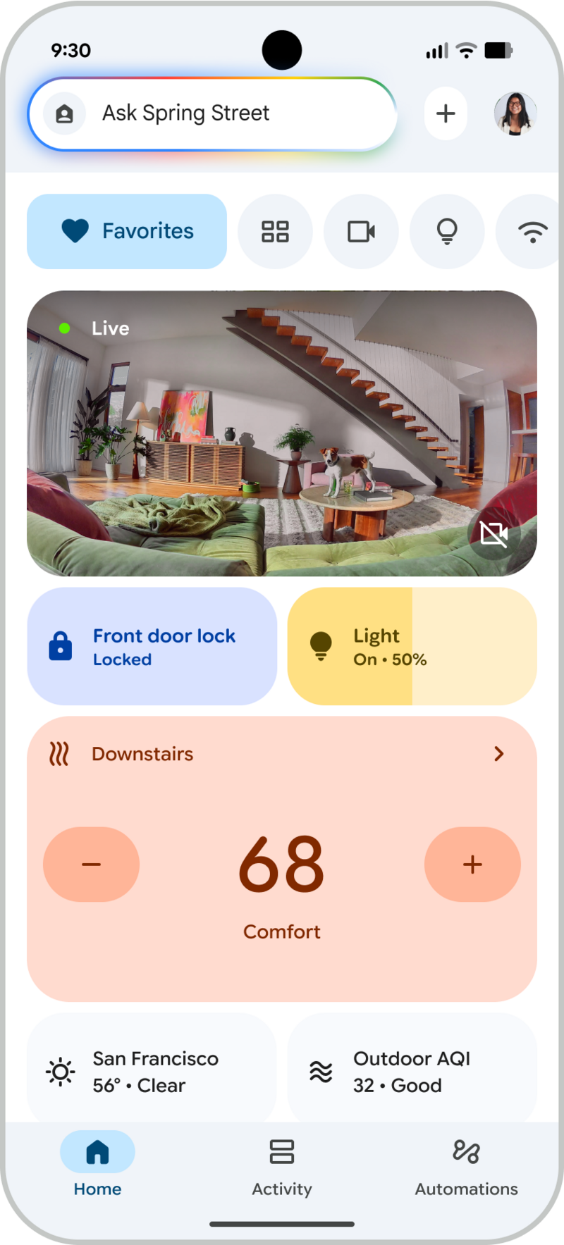 Home App 00 Home Tab With Glow