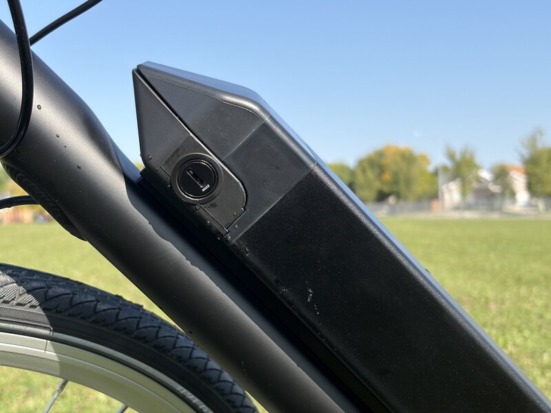 Huffy Ebike Lock Close Up