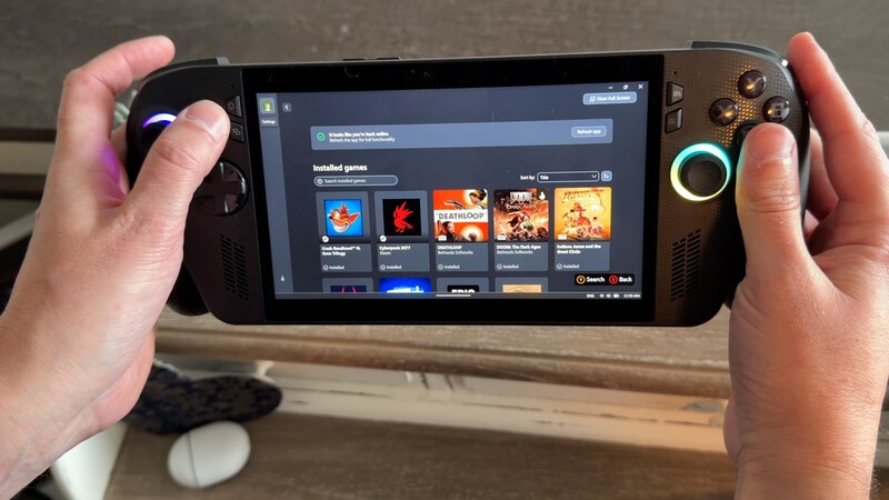 Installed Games List On Xbox Rog Ally X