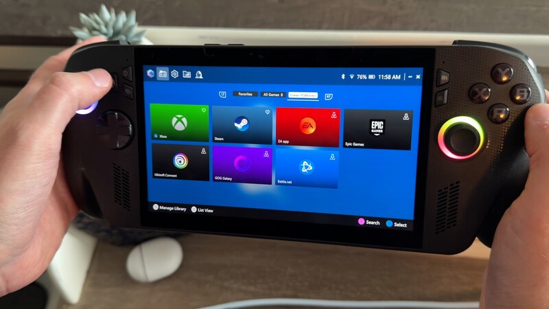 Various Game Libraries On Ally X