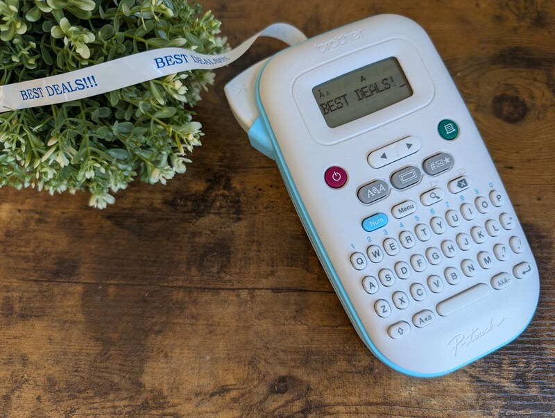 Brother P Touch Pt N10 Personal Handheld Label Maker Angle