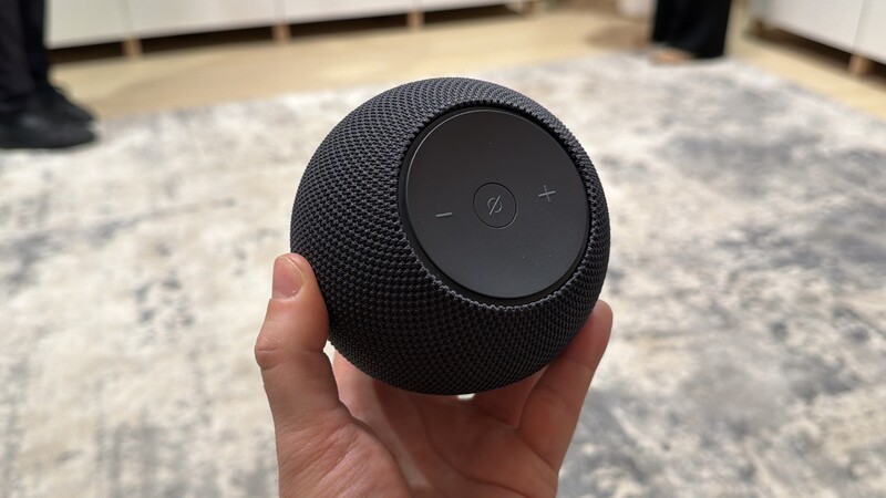 Echo Studio In Hand Hero Physical Mute