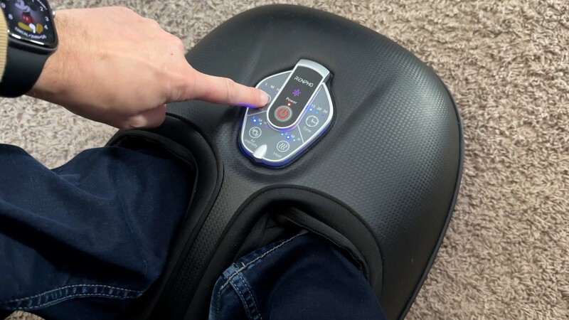 Renpho Shiatsu Massager Controls