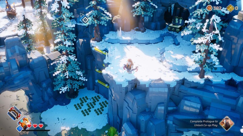 Lego Horizon Ice Cliff