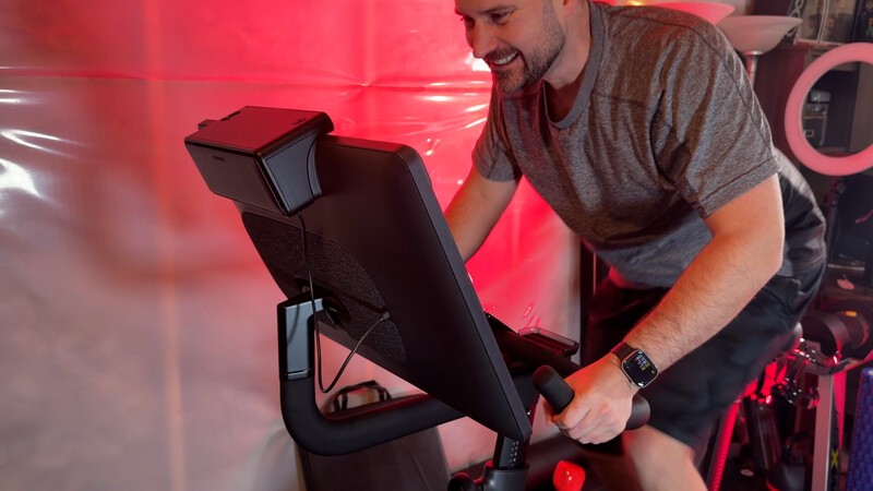 Peloton Bike Rear View Fan Dk Ride