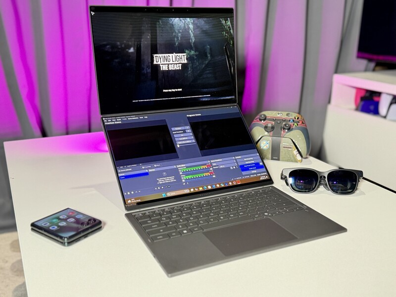 Asus Zenbook Duo 2026 Gaming Dual Screen Purple Hero