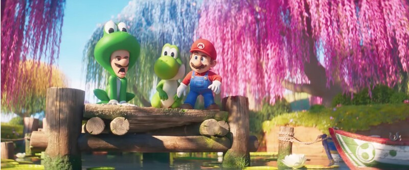 Frog Suit Luigi Super Mario Galaxy Movie Trailer