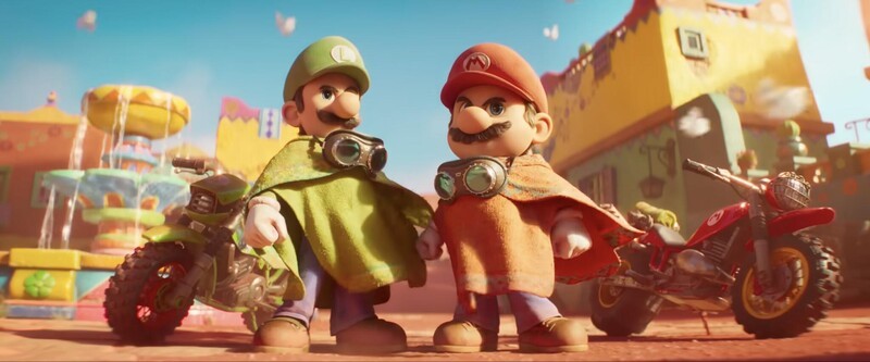 Mario And Luigi Motorcylces Super Mario Galaxy Movie