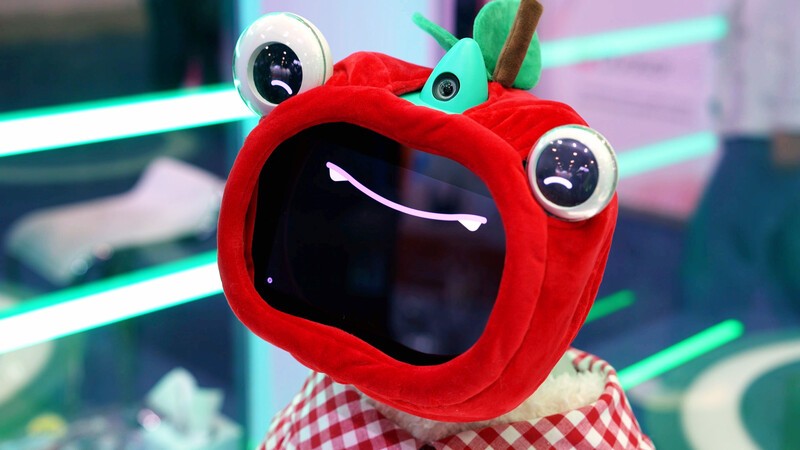 Ollobot Red Apple Blink