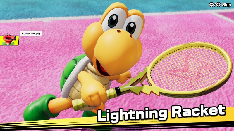 Mario Tennis Feature Koopa Lightning Racket