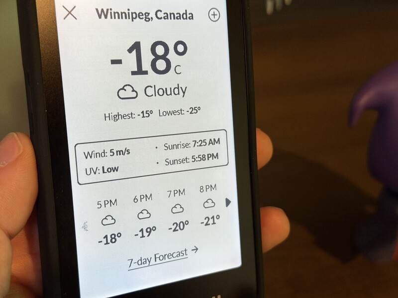 Mudita Kompakt Weather