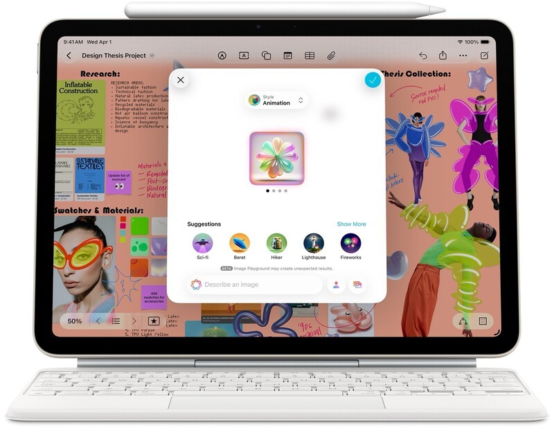 Ipad Air Ai Image Generation Large