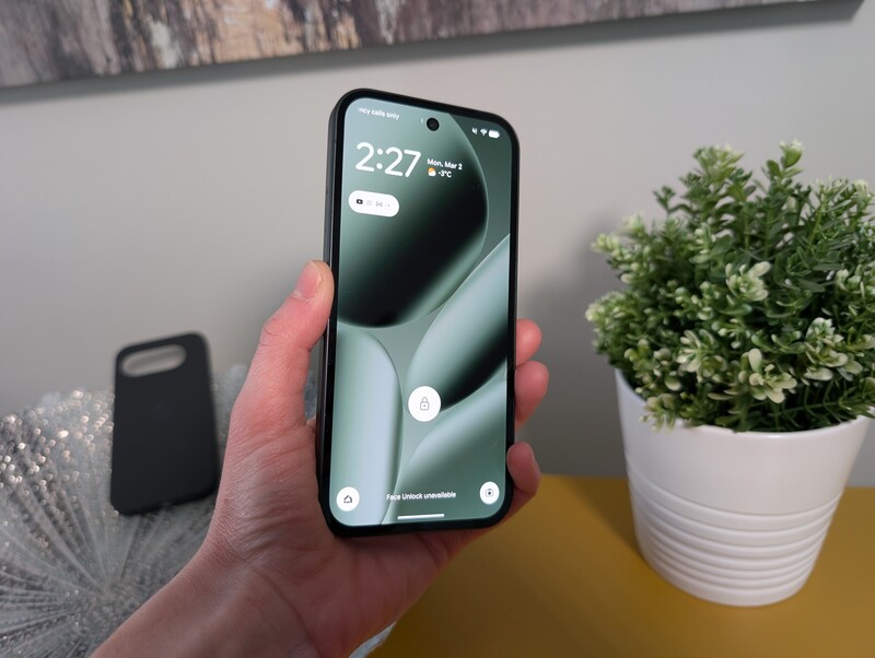 Pixel 10a In Hand Hero W Plant