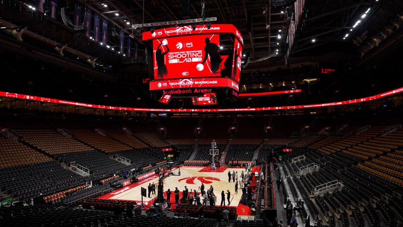 Raptors Court Wide Shot