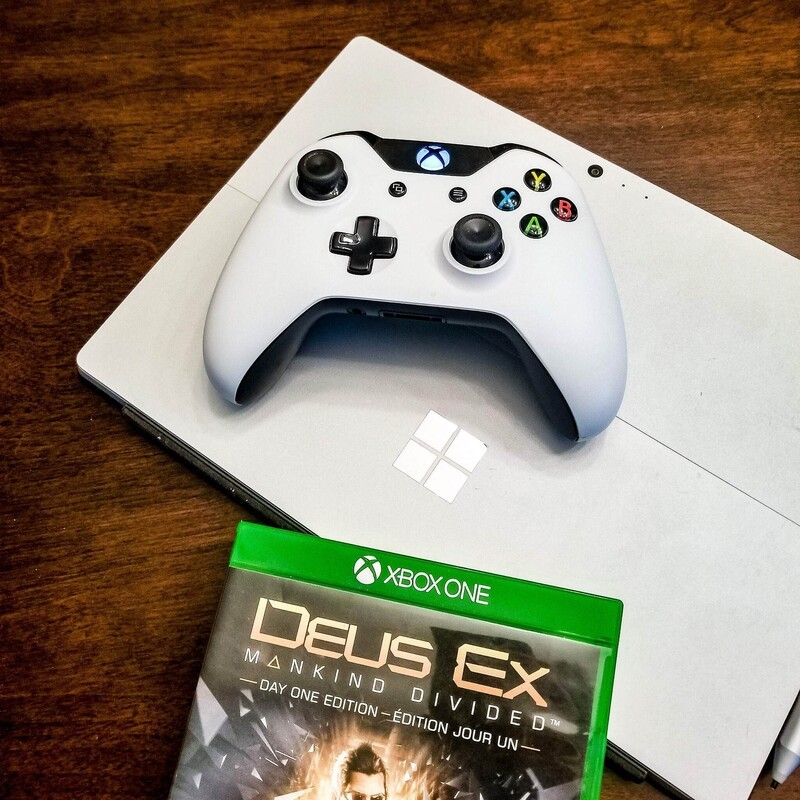 Xbox Controller With Surface Pro And Deux Ex