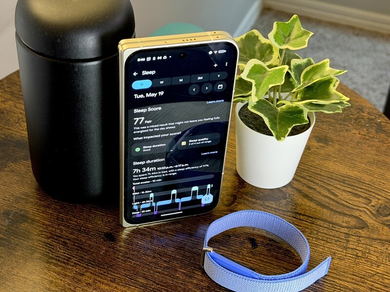 Fitbit Air W Pixel Fold Sleep