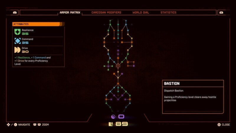Armor Matrix Saros Playstation