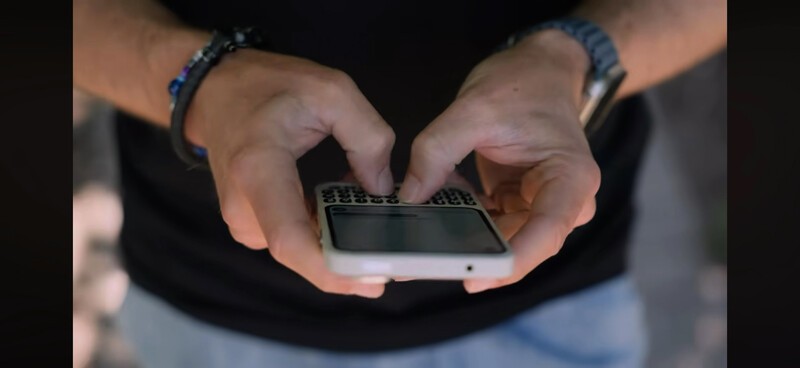 Typing In Hands