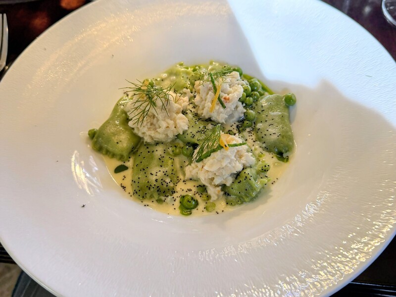 Blue Crab Pasta At Forepaughs