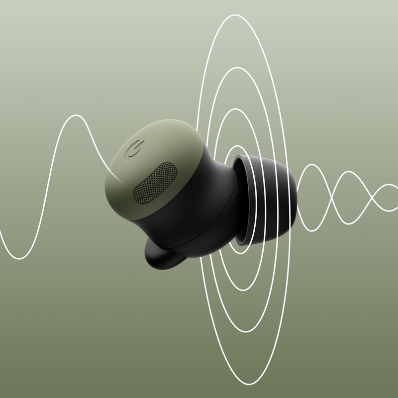 Olive Pixel Buds 2 Large