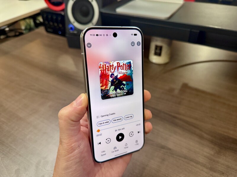 Harry Potter On Pixel 11 Pro On Audible