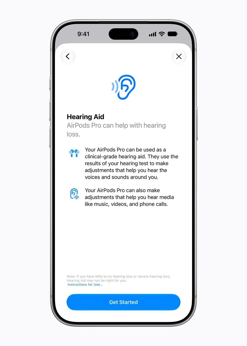 Apple Health Hearing Test