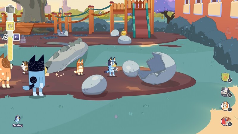 Bluey At The Playground