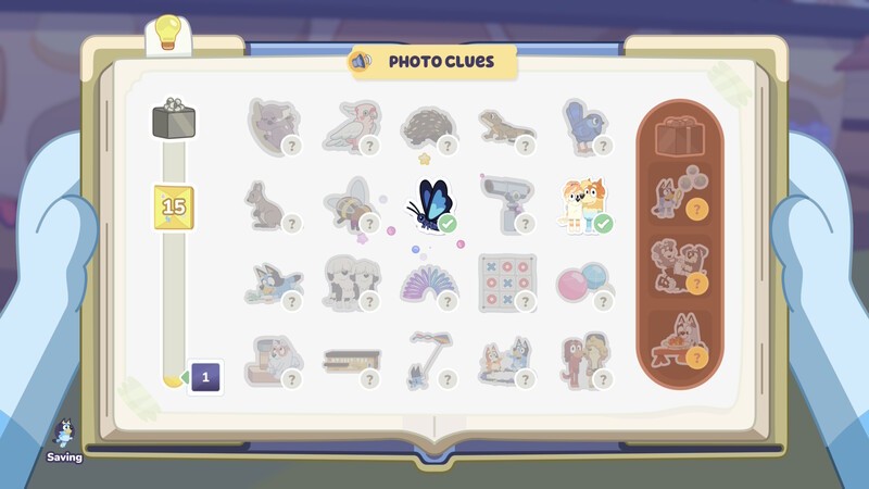 Bluey Photo Clues In Sticker Book