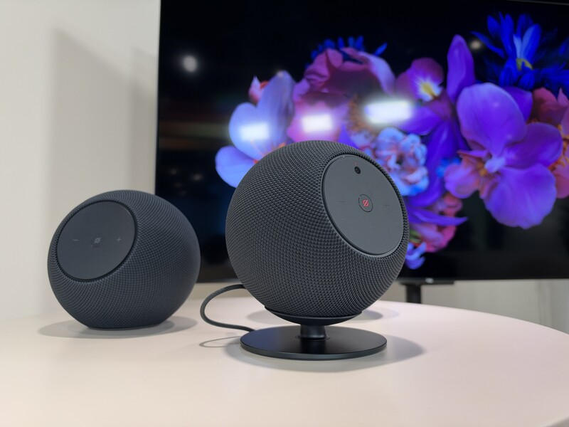 Echo Studio With Home Camera Muted Hero
