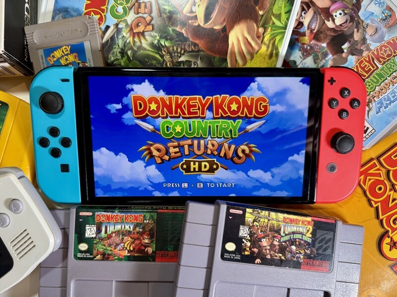 Donkey Kong Switch Hero Geeking Out Large