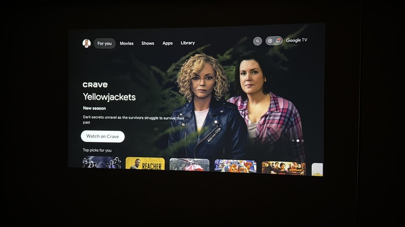 Crave Yellowjackets Hero Epson Ef22 Projector