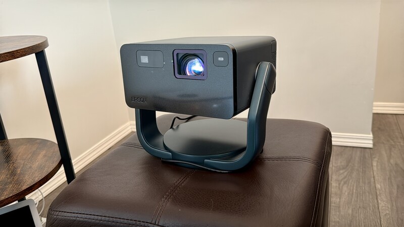 Epson Ef22 Projector Light On Product Shot